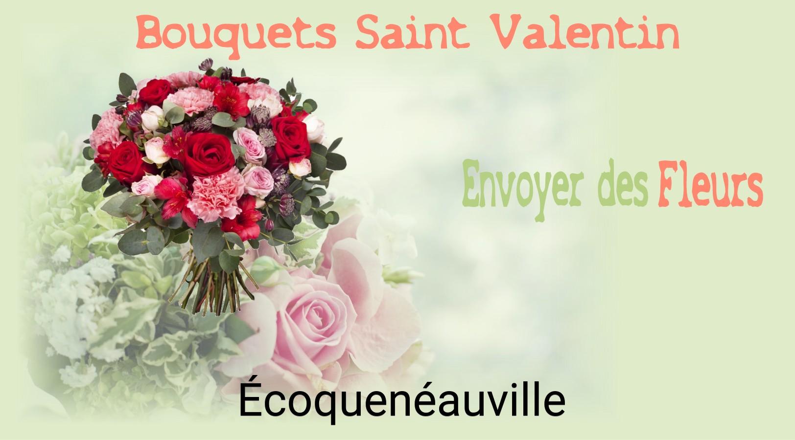 Roses de Saint-Valentin livrées à Écoquenéauville